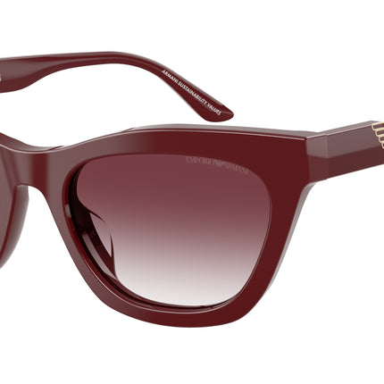 Emporio Armani EA4259U Cat Eye Sunglasses  63238H-Shiny Bordeaux 55-140-20 - Color Map Red