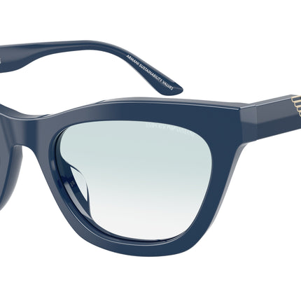 Emporio Armani EA4259U Cat Eye Sunglasses  63253F-Shiny Blue 55-140-20 - Color Map Blue