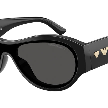 Emporio Armani EA4265U Irregular Sunglasses  501787-Crystal/Cola/Lime 134-140-136 - Color Map Multicolor