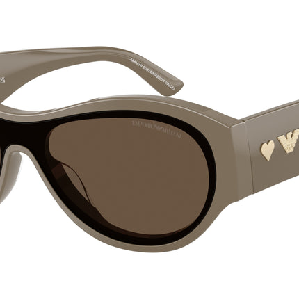 Emporio Armani EA4265U Irregular Sunglasses  634273-Crystal/Cola/Lime 134-140-136 - Color Map Multicolor