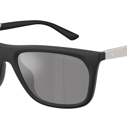 Emporio Armani EA4272U Pillow Sunglasses  63726G-Matte Black 57-145-18 - Color Map Black