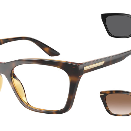 Emporio Armani EA4274BU Cat Eye Sunglasses  50261W-Shiny Havana 55-140-19 - Color Map Tortoise