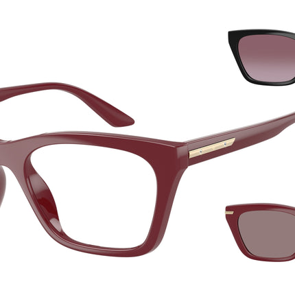 Emporio Armani EA4274BU Cat Eye Sunglasses  52611W-Shiny Bordeaux 55-140-19 - Color Map Red