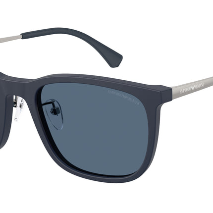 Emporio Armani EA4275D Square Sunglasses  508880-Matte Blue 56-145-20 - Color Map Blue