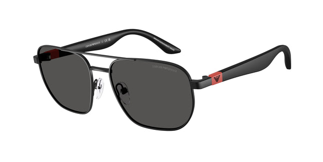 Emporio Armani Kids EK2003 Square Sunglasses  300187-Matte Black 51-130-15 - Color Map Black