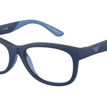 Emporio Armani Kids EK3001 Pillow Eyeglasses  5759-Matte Blue 49-125-16 - Color Map Blue