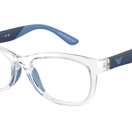 Emporio Armani Kids EK3001 Pillow Eyeglasses  5893-Shiny Crystal 49-125-16 - Color Map Transparent