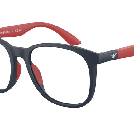 Emporio Armani Kids EK3004 Phantos Eyeglasses  5088-Matte Blue 49-130-16 - Color Map Blue