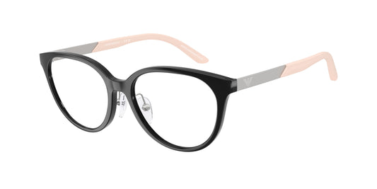 Emporio Armani Kids EK3010 Cat Eye Eyeglasses  5017-Shiny Black 48-130-15 - Color Map Black