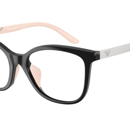 Emporio Armani Kids EK3011U Butterfly Eyeglasses  5017-Shiny Black 48-130-16 - Color Map Black