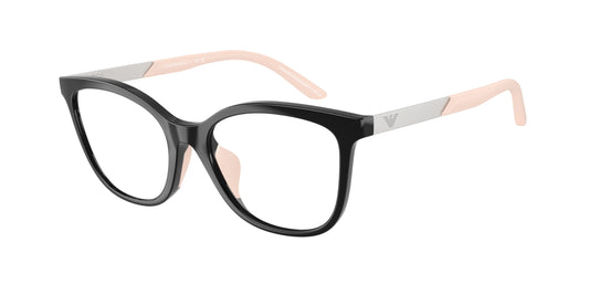 Emporio Armani Kids EK3011U Butterfly Eyeglasses  5017-Shiny Black 48-130-16 - Color Map Black