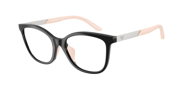 Emporio Armani Kids EK3011U Butterfly Eyeglasses  5017-Shiny Black 48-130-16 - Color Map Black
