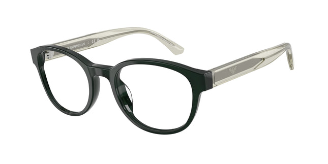 Emporio Armani Kids EK3012U Phantos Eyeglasses  6381-Shiny Green 49-130-19 - Color Map Green