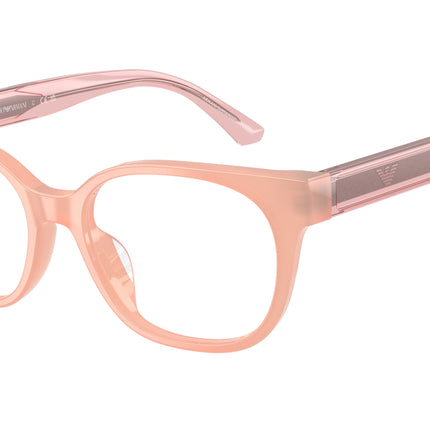 Emporio Armani Kids EK3014U Cat Eye Eyeglasses  6387-Shiny Opal Pink 48-130-15 - Color Map Pink