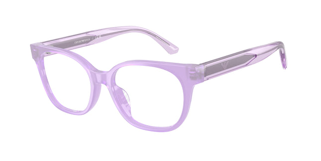Emporio Armani Kids EK3014U Cat Eye Eyeglasses  6388-Opal Lillac 48-130-15 - Color Map Violet