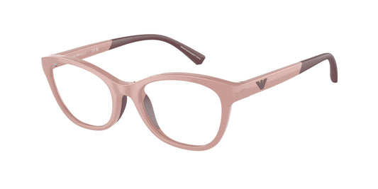 Emporio Armani Kids EK3204 Cat Eye Eyeglasses  5086-Shiny Pink 46-125-17 - Color Map Pink
