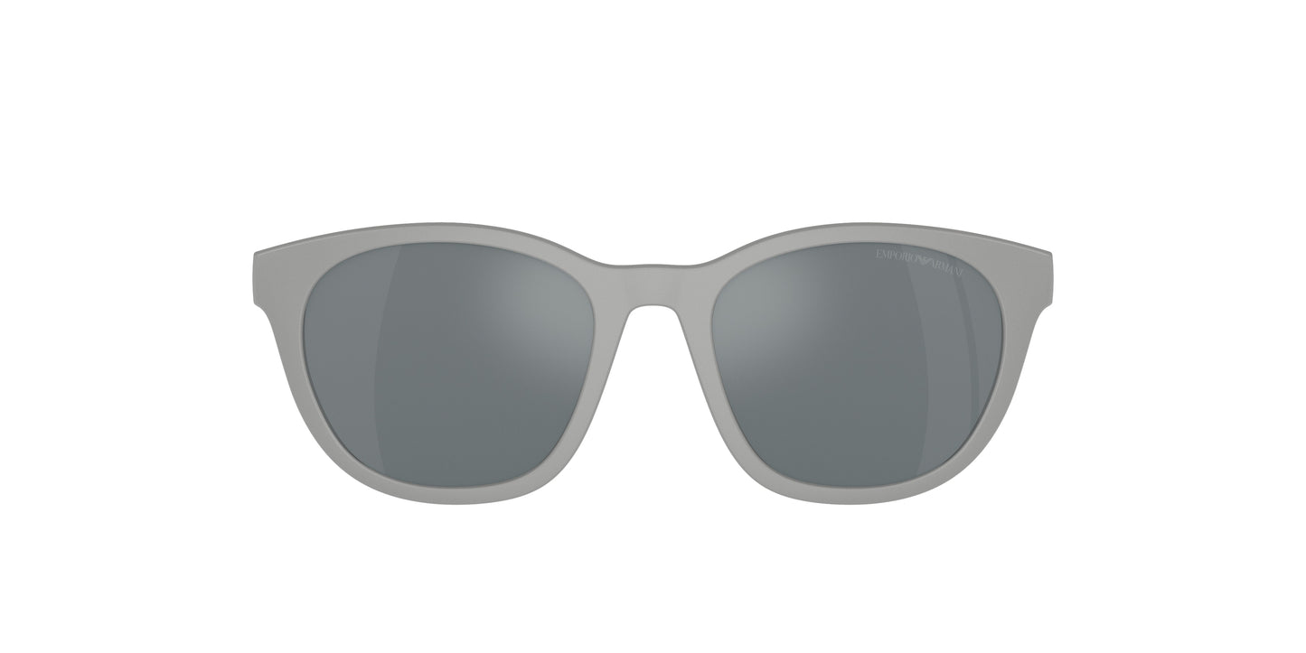 Emporio Armani Kids EK4001C Phantos Clip-On  50896G-Matte Grey 47-0-17 - Color Map Grey Mirror Black