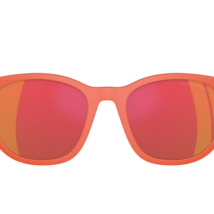 Emporio Armani Kids EK4001C Phantos Clip-On  59326Q-Matte Orange 47-0-17 - Color Map Dark Violet Mirror Red