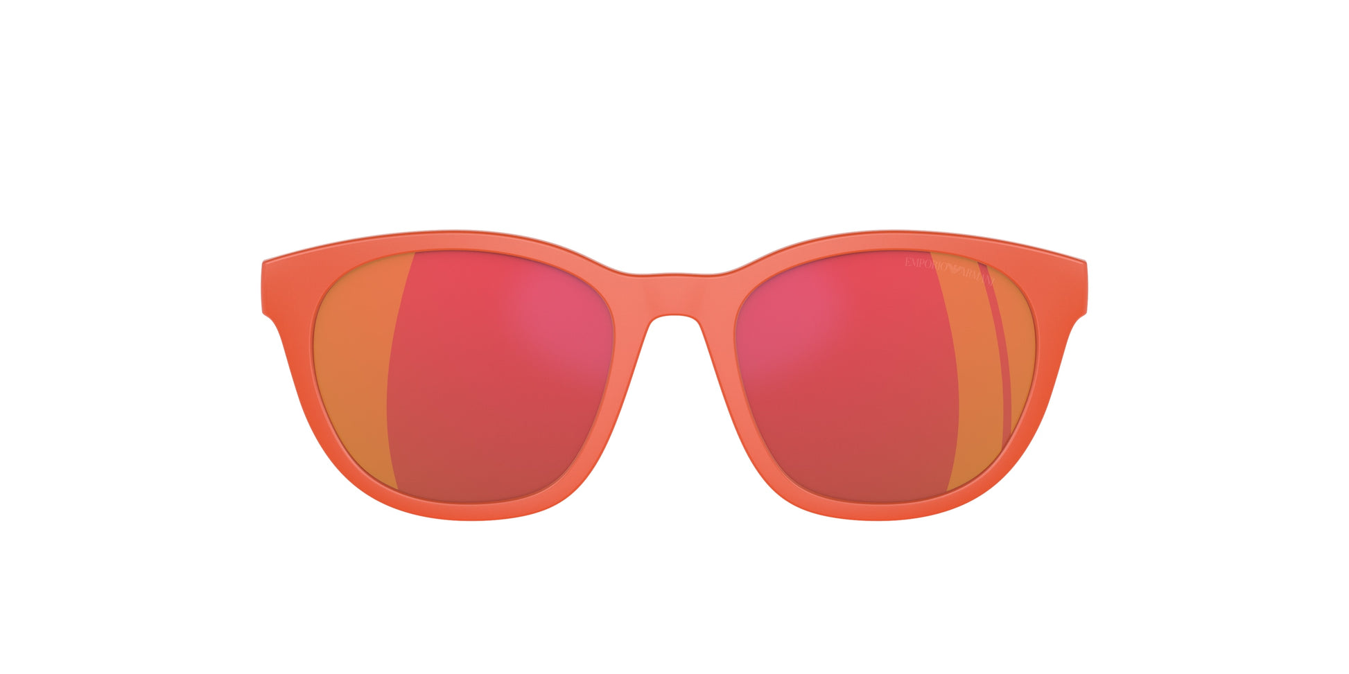 Emporio Armani Kids EK4001C Phantos Clip-On  59326Q-Matte Orange 47-0-17 - Color Map Dark Violet Mirror Red