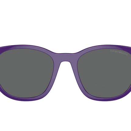 Emporio Armani Kids EK4001C Phantos Clip-On  601687-Shiny Violet 47-0-17 - Color Map Dark Grey