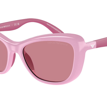 Emporio Armani Kids EK4004 Butterfly Sunglasses  613069-Shiny Pink 50-125-16 - Color Map Pink