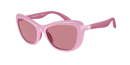 Emporio Armani Kids EK4004 Butterfly Sunglasses  613069-Shiny Pink 50-125-16 - Color Map Pink