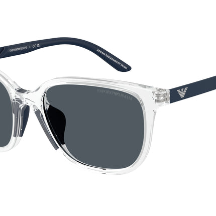 Emporio Armani Kids EK4006U Pillow Sunglasses  589387-Shiny Crystal 49-130-16 - Color Map Transparent