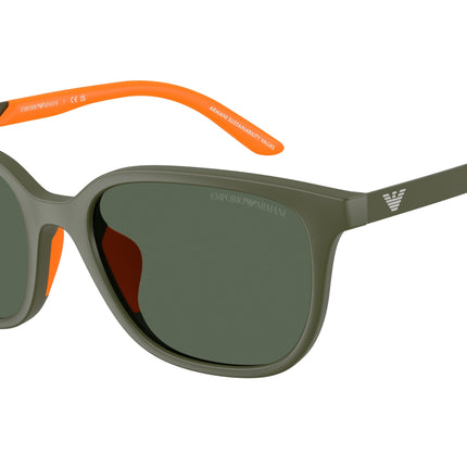 Emporio Armani Kids EK4006U Pillow Sunglasses  618971-Matte Green 49-130-16 - Color Map Green