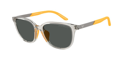 Emporio Armani Kids EK4006U Pillow Sunglasses  627987-Transparent Grey 49-130-16 - Color Map Grey