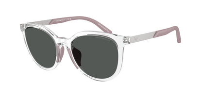 Emporio Armani Kids EK4007U Cat Eye Sunglasses  589387-Shiny Crystal 49-130-17 - Color Map Transparent