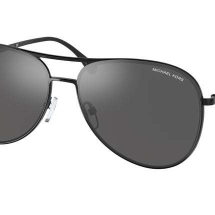Michael Kors KONA MK1089 Pilot Sunglasses  10056G-Shiny Black 59-140-14 - Color Map Black