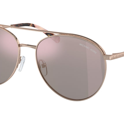 Michael Kors ARCHES MK1138 Pilot Sunglasses  11084Z-Rose Gold 58-145-16 - Color Map Gold