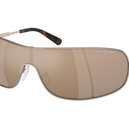 Michael Kors AIX MK1139 Rectangle Sunglasses  12137P-Mink 38-120-138 - Color Map Brown