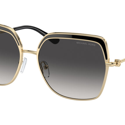 Michael Kors GREENPOINT MK1141 Square Sunglasses  10148G-Light Gold 57-140-16 - Color Map Gold