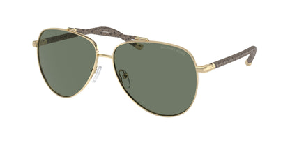 Michael Kors PORTUGAL MK1146 Pilot Sunglasses  10143H-Shiny Light Gold 59-140-13 - Color Map Gold