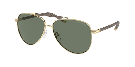 Michael Kors PORTUGAL MK1146 Pilot Sunglasses  10143H-Shiny Light Gold 59-140-13 - Color Map Gold