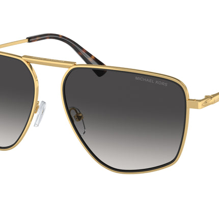 Michael Kors SILVERTON MK1153 Pilot Sunglasses  18968G-Shiny Yellow Gold 58-145-15 - Color Map Gold