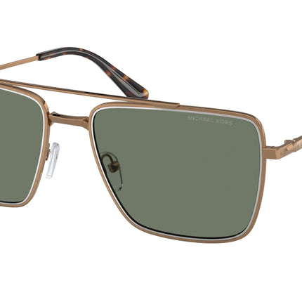 Michael Kors BLUE RIDGE MK1154 Square Sunglasses  18993H-Shiny Gold 58-145-18 - Color Map Gold