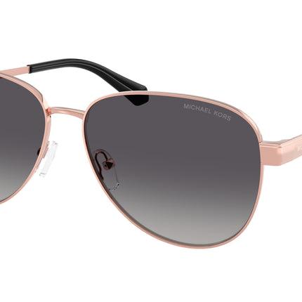 Michael Kors BIARRITZ MK1160 Pilot Sunglasses  1108T3-Rose Gold 61-145-14 - Color Map Gold