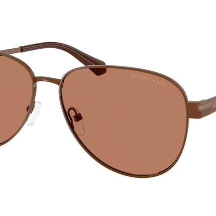 Michael Kors BIARRITZ MK1160 Pilot Sunglasses  1902/3-Nutmeg 61-145-14 - Color Map Brown