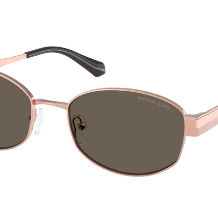 Michael Kors MONTE CARLO MK1161 Oval Sunglasses  1108/3-Rose Gold 56-140-19 - Color Map Gold
