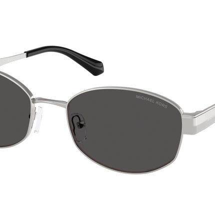 Michael Kors MONTE CARLO MK1161 Oval Sunglasses  189387-Silver 56-140-19 - Color Map Silver