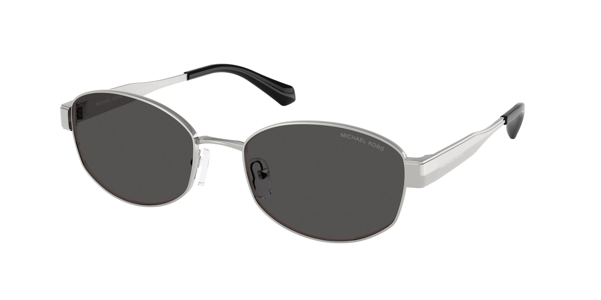 Michael Kors MONTE CARLO MK1161 Oval Sunglasses  189387-Silver 56-140-19 - Color Map Silver