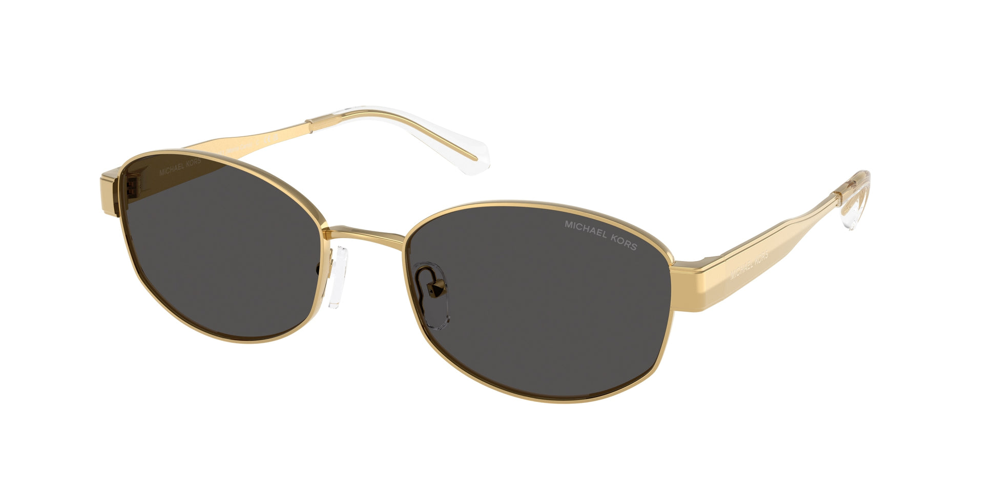 Michael Kors MONTE CARLO MK1161 Oval Sunglasses  189687-Yellow Gold 56-140-19 - Color Map Yellow