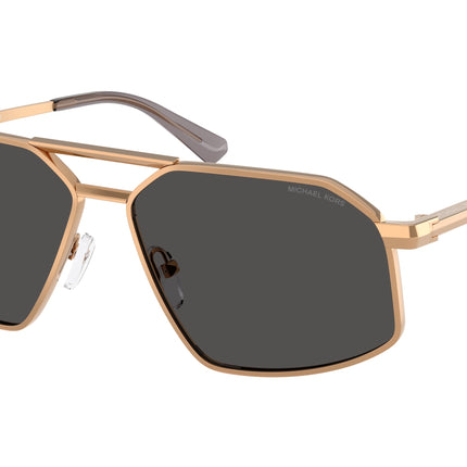Michael Kors MAR VISTA MK1167 Irregular Sunglasses  189987-Beige Gold 60-145-13 - Color Map Bronze