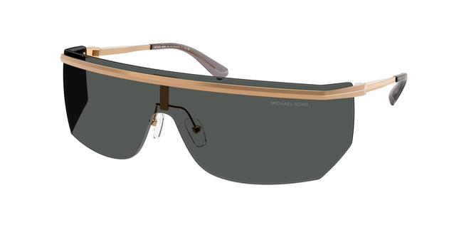 Michael Kors PALISADES MK1169 Irregular Sunglasses  189987-Beige Gold 45-115-145 - Color Map Brown