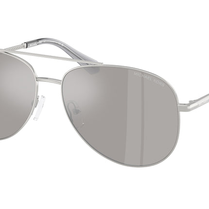 Michael Kors PERLEDO MK1172 Pilot Sunglasses  18936G-Silver 58-140-14 - Color Map Silver