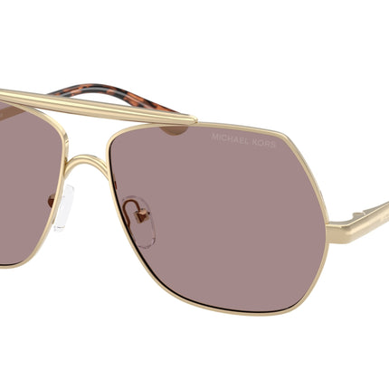 Michael Kors DENVER MK1173 Pilot Sunglasses  1014LA-Light Gold 58-140-13 - Color Map Gold