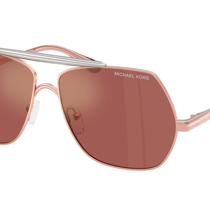Michael Kors DENVER MK1173 Pilot Sunglasses  1108E4-Rose Gold 58-140-13 - Color Map Gold