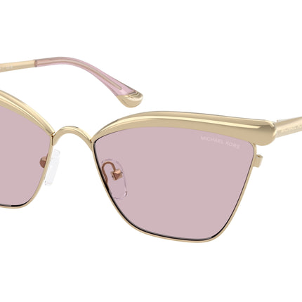 Michael Kors SCOTTSDALE MK1174 Cat Eye Sunglasses  101469-Light Gold 56-140-16 - Color Map Gold